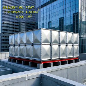 Approvisionnement d'usine Grand réservoir d'eau en PRF Utilisation agricole Réservoir d'eau en acier galvanisé Réservoir de stockage d'eau en acier - Product Image 5