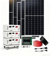 Système de stockage d'énergie domestique modulaire empilable, batterie LiFePO4 51,2 V, garantie 10 ans, stockage d'énergie solaire domestique