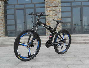 Vélo de montagne pliable personnalisé en gros OEM vélo à suspension intégrale avec cadre en acier au carbone pour adulte - Product Image 3