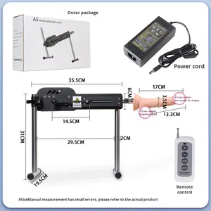 Vollautomatische Europäisch-Amerikanische Ferngesteuerte Dildos Sexspielzeuge für Männer und Frauen mit Simuliertem Orgasmus Teleskop-Kanonen-Maschine - Product Image 4