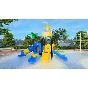 Parc aquatique commercial splash pad accessoires océan parc aquatique pour enfants piscine d'eau toboggan activité équipement de jeu - Product Image 2