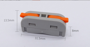 QPCT-<span class=keywords><strong>2</strong></span>-1M קומפקטי חוט מהיר מחבר 1p חוט חשמלי בלוק בלוקים - Product Image 5