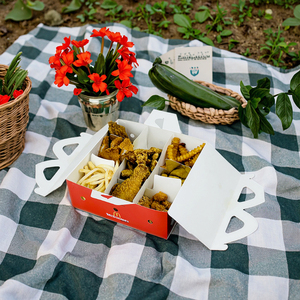 Bán buôn mdonalds pháp chiên gà chip Takeaway thức ăn nhanh đóng gói tùy chỉnh in Kraft bánh Hamburger Burger hộp - Product Image 5