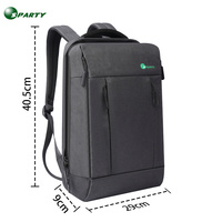 Sac à dos d'affaires OEM personnalisé 15,6 pouces en tissu Oxford imperméable, style japonais, antivol, avec port de chargement USB, grande capacité pour l'école