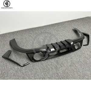 Difusor Trasero de Fibra de Carbono Estilo Tehart con Divisor Trasero para Porsche 992 Turbo S 2020-2023 - Product Image 6