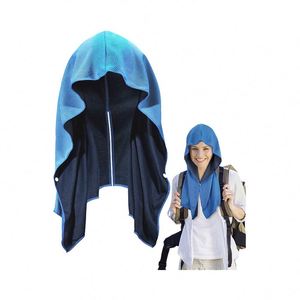 New Design Sports Cooling <b>UV</b> <b>Protection</b> Polyester Quick-Dry <b>Hoodie</b> Towel Outdoor Fishing Sunscreen Shawl Headscarf Cold Towel - Product Image 2