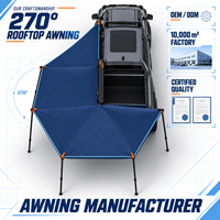 Auvent de voiture latéral imperméable UV50+ résistant au vent à 270 degrés pour SUV, fourgonnette et camion – Vente en gros