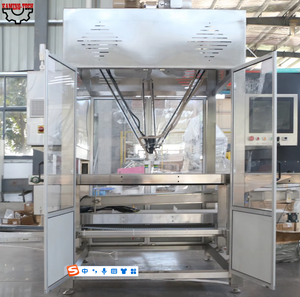 Machine d'emballage automatique électrique chinoise pour aliments, boissons, produits chimiques, sachets, <span class=keywords><strong>papier</strong></span>, plastique, robot à main <span class=keywords><strong>araignée</strong></span> PLC - Product Image 5
