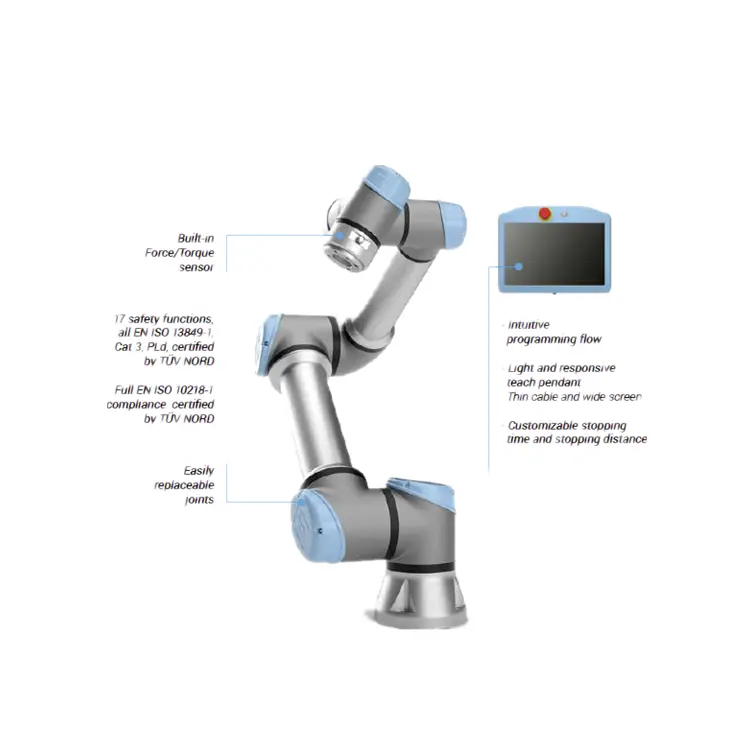 Collaborative Robot UR3 Manipulator Used für Automate und Streamline Repetitive Industrial Processes 6 Axis Robot Arm