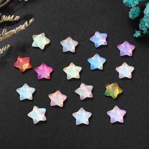 Strass pour ongles en cristal étoile irisé à dos plat, accessoires de bijoux DIY colorés pour ongles - Product Image 2