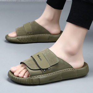 Designer's 2026 Summer New Style Men's Zig-Zag Sandals - Breathable Leather Sandals for Comfortable and Fashionable Men's <b>Shoes</b> - Product Image 5