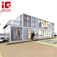 Maison préfabriquée en acier modulaire de luxe à deux étages, écologique, à vendre - Bâtiment de bureaux, centre commercial, villa