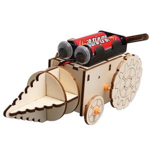 OKYN-G5665 Creative <b>DIY</b> Electronic Drill Robot Wooden Model <b>Kit</b> to Learn Physics and Engineering Principles STEM Education Toy - Product Image 1