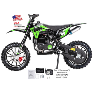 Livraison rapide en 3 à 7 jours, moto tout-terrain à essence 49cc, <span class=keywords><strong>mini</strong></span> moto à démarrage manuel, motos tout-terrain pour adultes et adolescents - Product Image 1