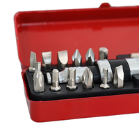 Jeu de 7 embouts de tournevis à chocs en acier au chrome-vanadium, OEM, pour bricolage, réparation mécanique, kit d'embouts durable avec boîte de rangement portable