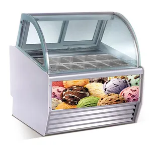 नई आगमन बेकरी की दुकान आइसक्रीम फ्रिज आइस क्रीम काउंटर आइसक्रीम शोकेस फ्रिज