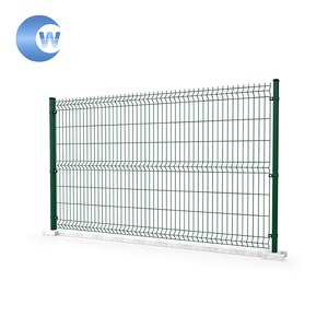 รั้วแผงโค้ง3D รูปตัววี3D รั้วลวดโค้งงอสังกะสี3D แผงรั้วลวด - Product Image 2