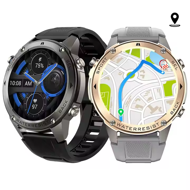 5 ATM IP69K 1.43'' AMOLED GPS BT Calling Smart Watch 170+ Sports Watch Dual Band 6 Satellites Support Rugged Smart Watch .