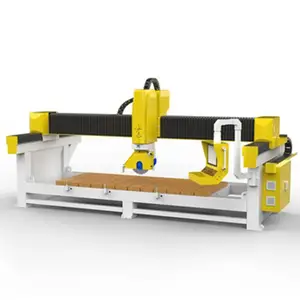 Vente en gros Support personnalisation coupe dans n'importe quelle direction CNC métal routeur CNC pierre polissage 5 axes pont scie CNC Machine