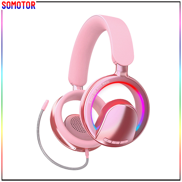 Open-back Headphones Comfortable for Gaming Bluetooth Sound Card Headset with Low Latency