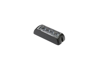 Rojo azul ámbar blanco verde 4 LED 12W estroboscópico emergencia LED montaje en superficie lámpara señal Dash Flash luz para vehículos