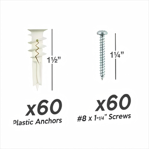 Fabrik hohe Qualität 120Pcs 100Pcs 50Pcs Kunststoff Anker <span class=keywords><strong>Plug</strong></span> Screw Box Hohl anker Trockenbau Schrauben - Product Image 4