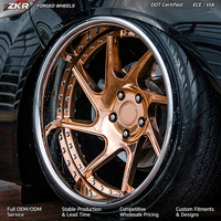 Jantes de voiture en aluminium forgé ZKR pour Audi Urus C8 18-24 pouces 5x127/120/112/130 PCD finition chrome garantie 5 ans