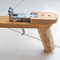 Déclencheur personnalisé en alliage de zinc pour lance-pierres et accessoires, déclencheur de remplacement pour lance-pierres et catapultes de sport de plein air