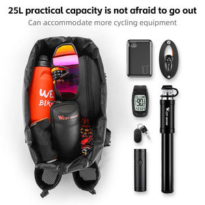 Sacoche de vélo rigide et étanche WEST BIKING 25L, sacoche arrière pour porte-bagages, sacoche de selle de vélo - Product Image 5
