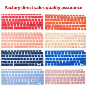 Film de <span class=keywords><strong>protection</strong></span> pour <span class=keywords><strong>clavier</strong></span> d'ordinateur portable en silicone anti-poussière et imperméable pour <span class=keywords><strong>MacBook</strong></span> <span class=keywords><strong>Air</strong></span> Pro 11 12 13 14 15 16 pouces - Product Image 4
