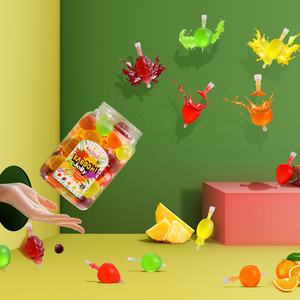 เยลลี่ผลไม้รูปการ์ตูนน่ารัก รสชาติอร่อย บรรจุขวดน้ำผลไม้หลากสีสัน แบบแพ็ค - Product Image 2