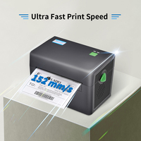 Xprinter XP-DT108B imprimante d'étiquettes thermiques 4x6, 4 pouces, avec USB, pour imprimante d'étiquettes de bureau, Bluetooth