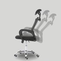 Chaise de bureau moderne et contemporaine pour la maison, chaise ergonomique en maille, chaises élégantes pour le bureau et la réception