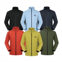Vestes pour hommes et femmes personnalisées en tissu Softshell imperméable et coupe-vent, de haute qualité, chaudes pour l'hiver, le camping et la randonnée, avec logo
