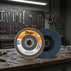 Disque à lamelles Ttake 115x22.23 mm en zirconium, grand format, pour ponçage du métal - Product Image 3