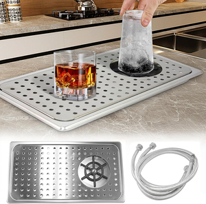 Jarra enjuagadora de acero inoxidable, arandela de taza de encimera, arandelas de vidrio comerciales automáticas para <span class=keywords><strong>Bar</strong></span>, hogar, cocina, cafetería - Product Image 4