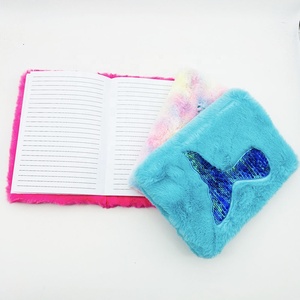 Wholesale A5 A6 Exquisite Cute Plush Notebook Gift for Girls Cartoon <strong>Small</strong> Notepad Journal <strong>Diary</strong> - Product Image 3