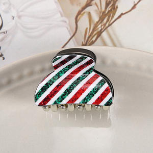 Pinzas de Pelo Acrílicas Pequeñas de Estilo Coreano para Navidad, con Perlas Elegantes, para Mujeres y Niñas, Venta al Por Mayor - Product Image 4