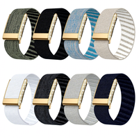 Ouruoxi Bracelet de fitness en nylon personnalisé avec logo, style Bling Iced Out, pour bracelet Whoop 5.0 et Peak 5 MG W