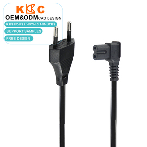 Câble d'alimentation EU 250V IEC C7 vers CEE 7/17, 2 prises, câble en cuivre pur pour imprimante, ordinateur portable, console de jeu - Product Image 3