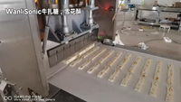 Machine à découper le nougat et les bonbons à ultrasons Wanlisonic, machine automatique à découper les bonbons aux noix
