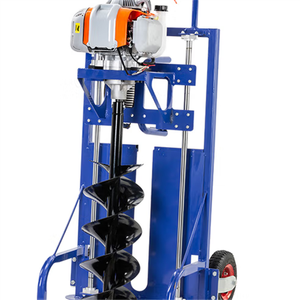 Máquina perforadora de pozos a gasolina para movimiento de tierras agrícolas, tipo carrito, para plantación de árboles en huertos, fertilización y estacado. - Product Image 6