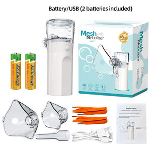 Nébuliseur médical portable mini à mailles, à piles, facile à nettoyer, avec embout buccal et masques faciaux – Offre spéciale - Product Image 6