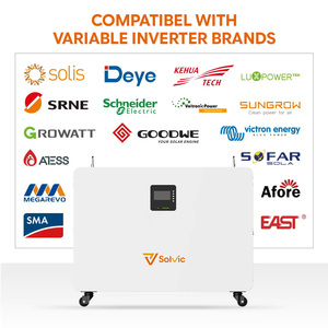 Sistem Baterai Lithium Beroda Solvic Versatile 28kWh 51.2V 560Ah untuk Aplikasi Rumah, Telekomunikasi, Usaha Kecil, dan RV - Product Image 6