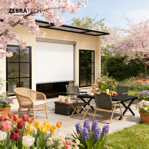 High Quality Built-In Horizontal Modern <strong>Motor</strong> for Roller Blinds with Zipper Track System Electric <strong>Curtains</strong> and Smart Blinds - Product Image 3