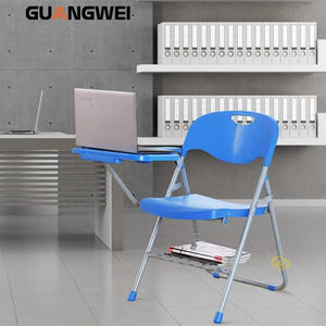 Modern taşınabilir öğrenci katlanır sandalye yazı tahtası kitaplık okul ofis toplantıları için dayanıklı istiflenebilir eğitimler - Product Image 2