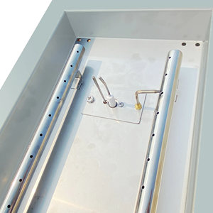 Kit de système de brûleur de foyer rectangulaire en acier inoxydable bricolage accessoires de table de feu de barbecue compatibles avec le <span class=keywords><strong>gaz</strong></span> <span class=keywords><strong>naturel</strong></span> propane - Product Image 4