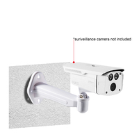 LS-1212 19cm Plastic Outdoor/Indoor Universal Support Pole Mount Security Camera Bracket Duckbill Stand Surveillance Accessories