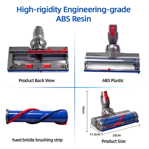 Brosse d'aspirateur avec lumière LED compatible avec <span class=keywords><strong>Dyson</strong></span> V7 V8 <span class=keywords><strong>V10</strong></span> V11 V15, tête <span class=keywords><strong>de</strong></span> brosse durable pour un <span class=keywords><strong>nettoyage</strong></span> efficace - Product Image 2