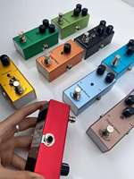 Pédale d'effet numérique SAPHUE Mini pour guitare électrique, type Delay simple, True Bypass avec boutons Time/Level/Repeat, alimentation 9V DC